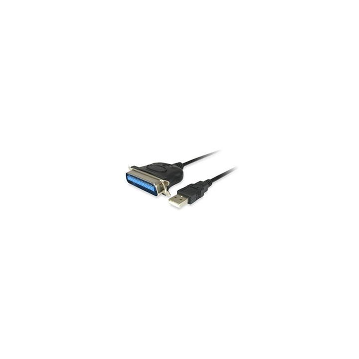 Cable EQUIP USB-A/M a Paralelo 1.5m Negro (EQ133383)