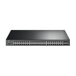 Switch TP-Link 48xRJ45 4xSFP PoE Rack Negro(TL-SG3452P)