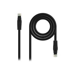 Nanocable RJ45 Cat.6a 30cm Negro (10.20.1800-L30BK)