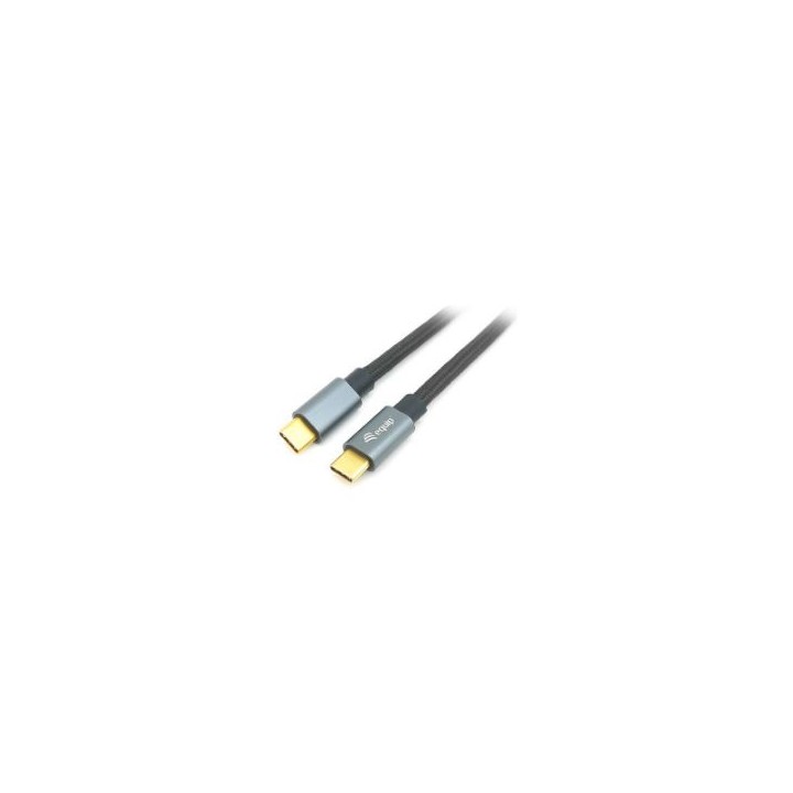 Cable EQUIP USB-C/M a USB-C/M 1m Negro (EQ128354)