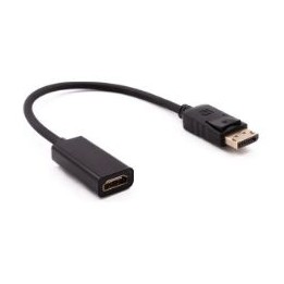 Cable NILOX DP/M a HDMI/H 0.15m Negro (NXADAP02)