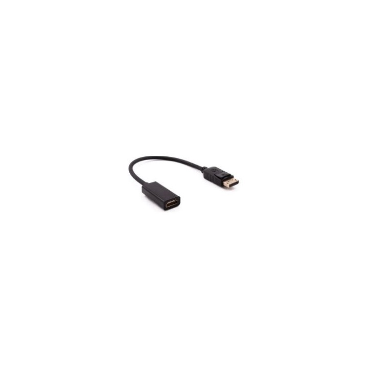 Cable NILOX DP/M a HDMI/H 0.15m Negro (NXADAP02)
