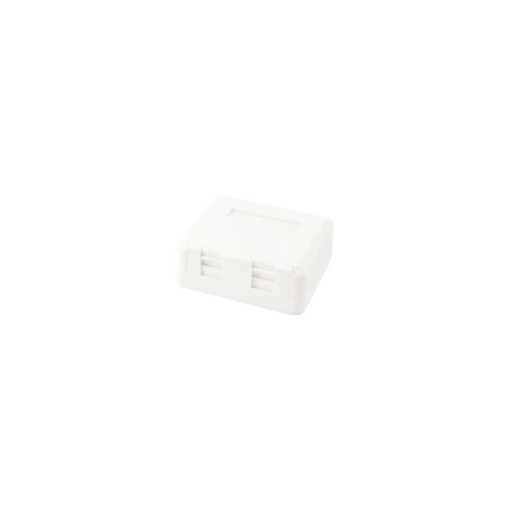 Roseta de Superficie EQUIP 2 Puertos Blanca (EQ125124)
