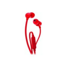 Auriculares JBL Intraurales 3.5mm Rojos (T110RED)