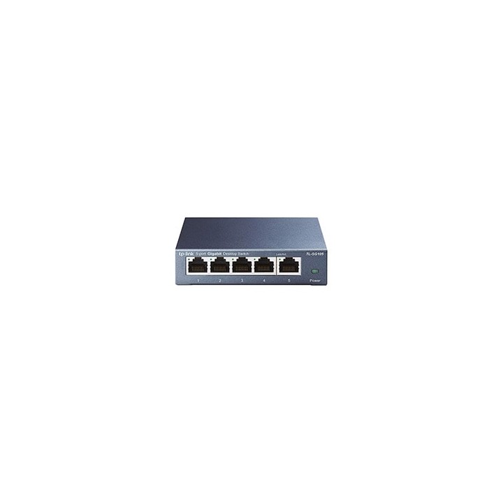 Switch TP-Link 5xRJ45 GbE Negro (TL-SG105S)