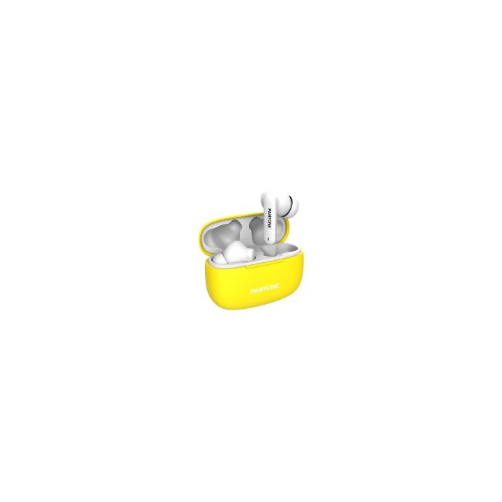 Auriculares PANTONE Intraurales BT Amarillo(PT-TWS008Y)