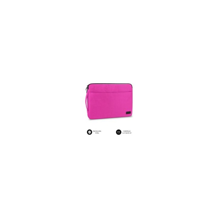Funda SUBBLIM Urban 14" Rosa (SUB-LS-0PS0003)
