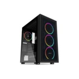 Caja Gaming Abysm Danube Kamp ARGB ATX Negra (AB812107)