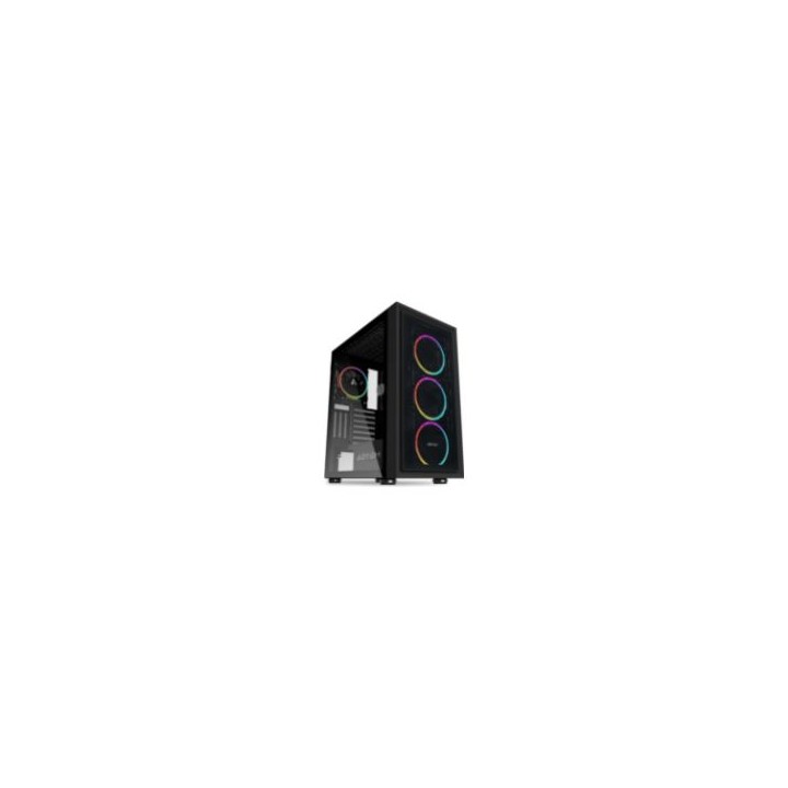 Caja Gaming Abysm Danube Kamp ARGB ATX Negra (AB812107)