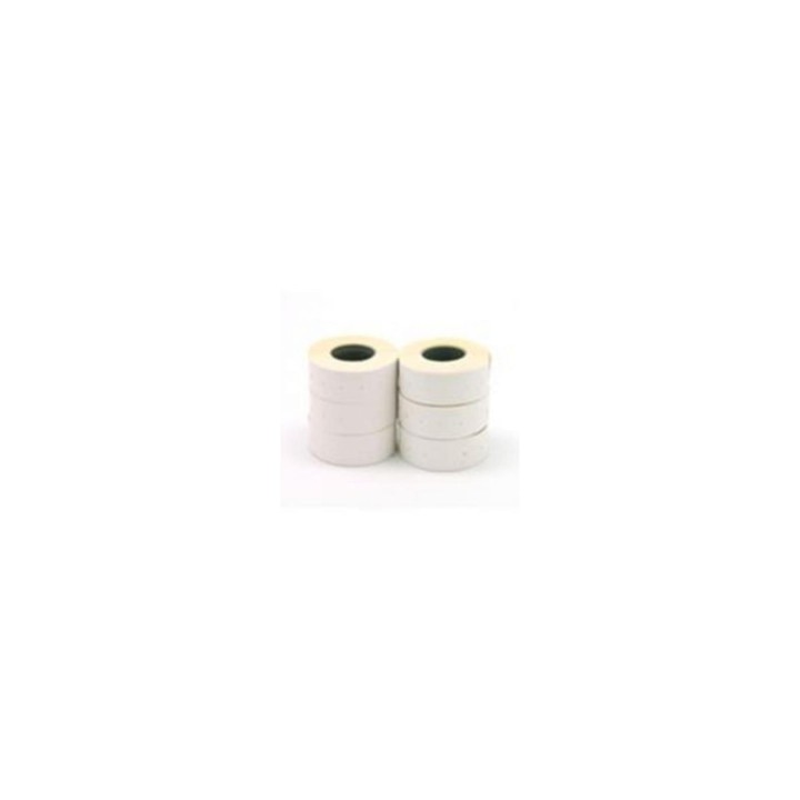 6 ROLLOS DE ETIQUETAS APLI PARA ETIQUETADORA 26X16 REMOVIBLES BLANCO 100919