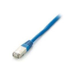Cable EQUIP RJ45 Cat.6a S/FTP 0.5m Azul (EQ605637)