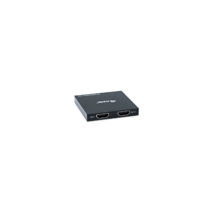 Splitter EQUIP 4K UHD 3D 2xHDMI Out Negro (EQ332715)