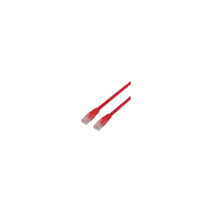Cable AISENS RJ45 Cat.6 UTP AWG24 1m Rojo (A135-0238)