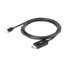 Cable Club 3D Mini DP a HDMI 1.8m M/M Negro CAC-1187