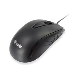 Ratón EQUIP Life Óptico USB-A 1000dpi Negro (EQ245107)