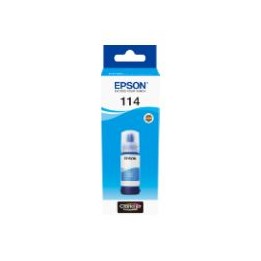 Botella Tinta Epson EcoTank 114 Cian 70ml (C13T07B240)