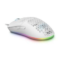 Ratón Mars Gaming RGB USB-A 12400dpi Blanco (MMAXW)