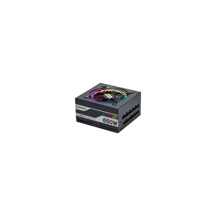 Fuente UNYKA Atilius ATX 650W RGB 80+ Gold (UK521203)