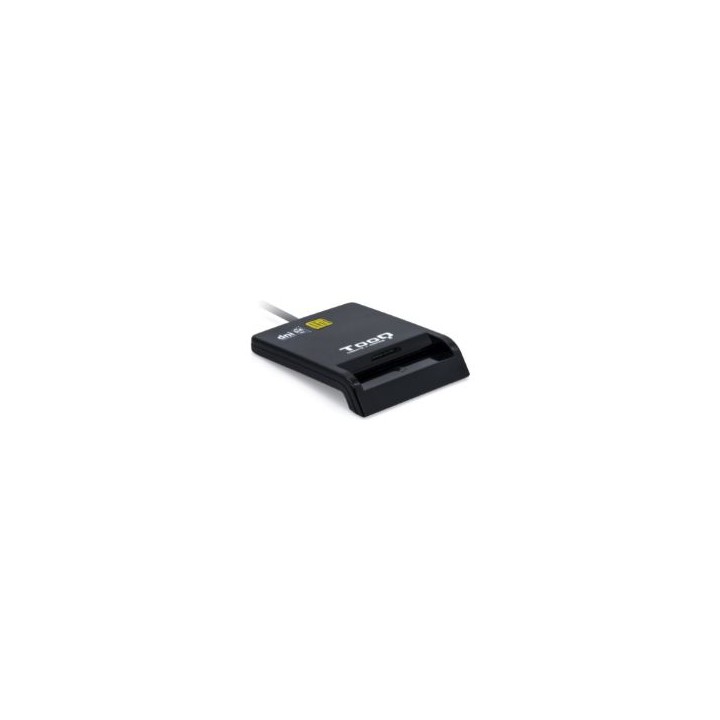 Lector Tarjetas TooQ DNIe USB-C 2.0 Negro (TQR-211B)