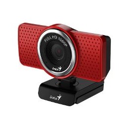 WebCam Genius ECam 8000 FHD Micrófono Roja(32200001401)
