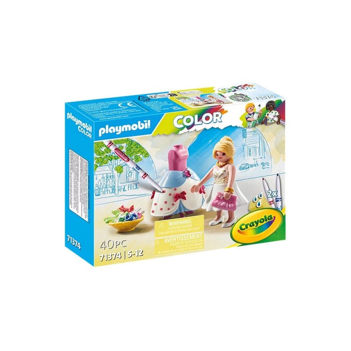 Playmobil color diseñadora de moda