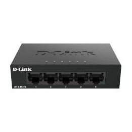 Switch D-Link 5xRJ45 GbE Negro (DGS-105GL)