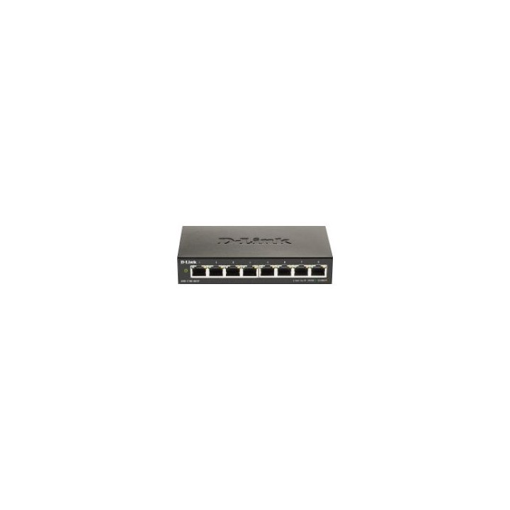 Switch D-Link 8xRJ45 GbE Negro (DGS-1100-08V2/E)