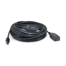 Cable EQUIP USB-A/M a USB-A/H 10m Negro (EQ133347)
