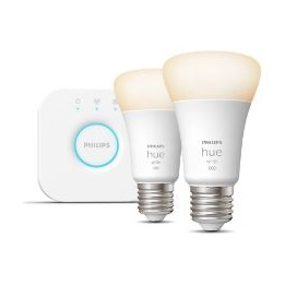 Kit Philips 2 Bombillas E27 + Hue Bridge (929002469201)