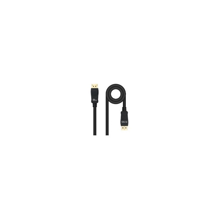Nanocable DP/M a DP/M 1m Negro (10.15.2501)