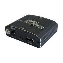 Adaptador AISENS VGA/H+3.5mm a HDMI/H Negro (A115-0386)