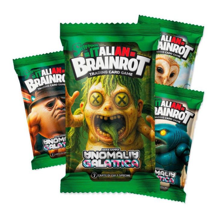 Album + Sobre de 7 cartas coleccionables Anomalia Galactica Serie 3 Italian Brainrot Italiano
