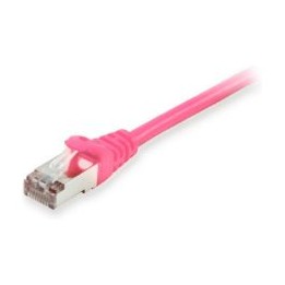 Cable EQUIP RJ45 Cat.6 S/FTP AWG26 1m Rosa (EQ605580)