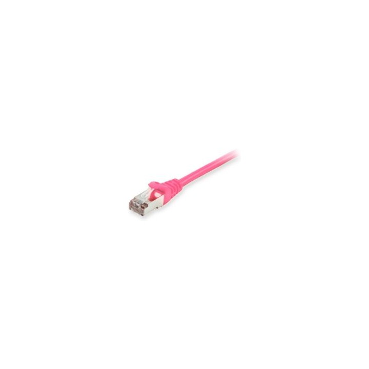 Cable EQUIP RJ45 Cat.6 S/FTP AWG26 1m Rosa (EQ605580)