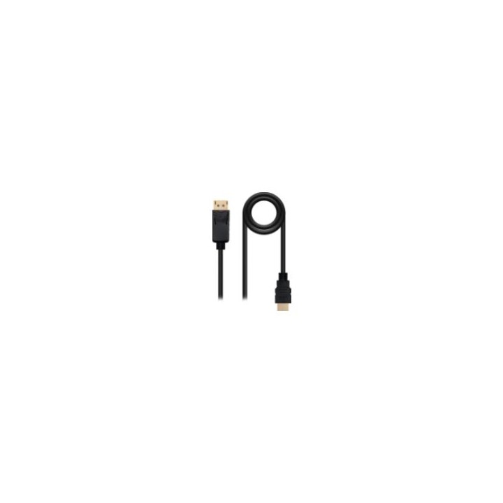 Nanocable DP/M a HDMI/M 0.5m Negro (10.15.4300)