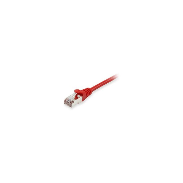 Cable EQUIP RJ45 Cat.6 S/FTP AWG26 0.5m Rojo (EQ605527)