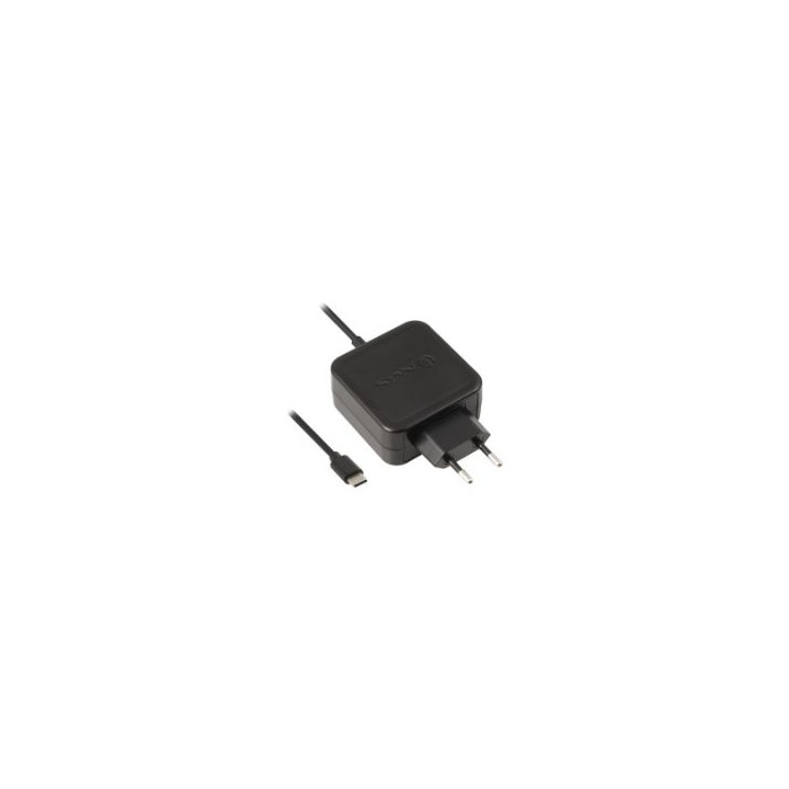 Cargador Pared NGS 45W Cable USB-C Negro (W-45WTYPEC)