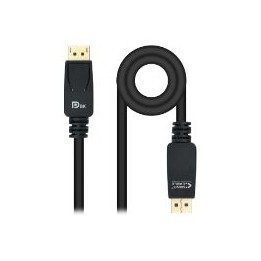 Nanocable DP/M a DP/M 3m Negro (10.15.2503)