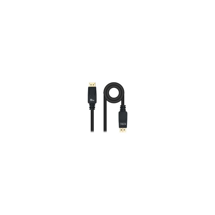 Nanocable DP/M a DP/M 3m Negro (10.15.2503)