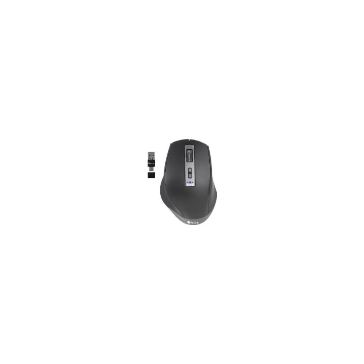 Ratón Gaming NGS Láser RF BT 3200dpi Negro (BLUR-RB)
