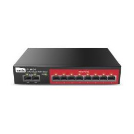 Switch NETIS 10xRJ45 GbE PoE 120W Negro (P110GC)