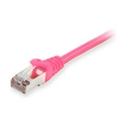 Cable EQUIP RJ45 Cat.6 S/FTP AWG26 15m Rosa (EQ605588)