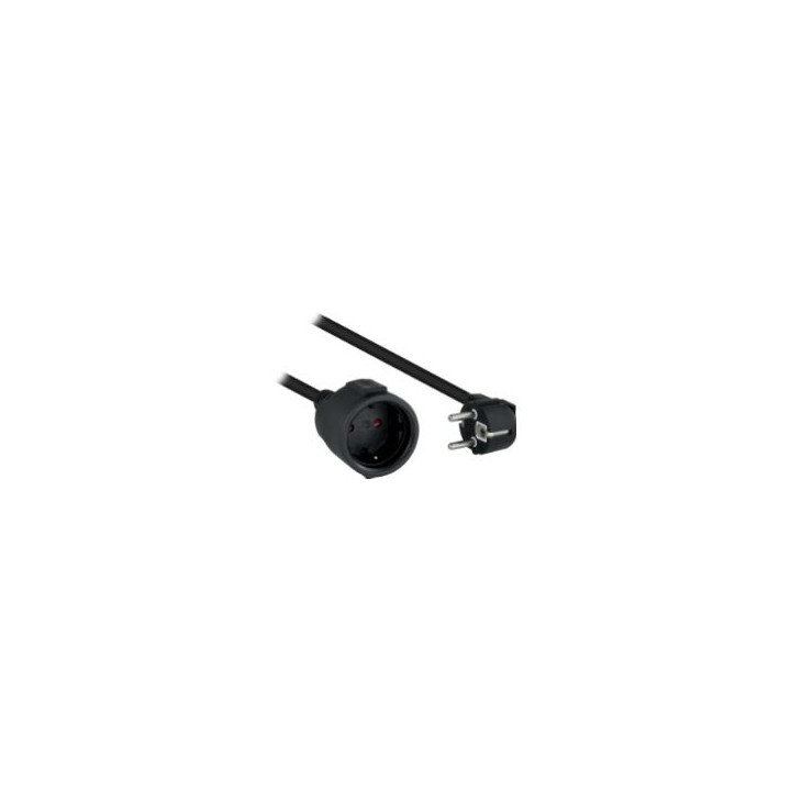 Nanocable Schuko/H a Schuko/M 3m Negro (10.22.0603-BK)