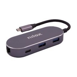 Docking NILOX USB-C a 3xUSB-A/HDMI/RJ45 (NXDSUSBC02)