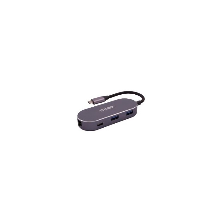 Docking NILOX USB-C a 3xUSB-A/HDMI/RJ45 (NXDSUSBC02)