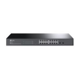 Switch TP-Link 16xRJ45 GbE 2xSFP Rack Negro (TL-SG2218)