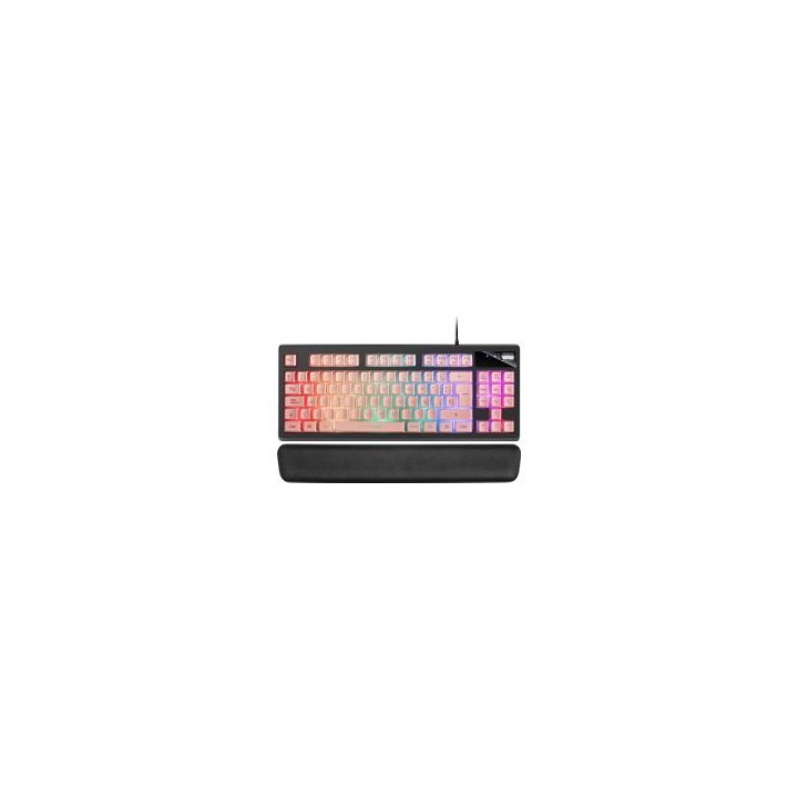 Teclado Mars Gaming TKL LED RGB USB Rosa (MKAXPES)