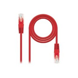 Nanocable RJ45 Cat.6 UTP 0.3m Rojo (10.20.0400-L30-R)