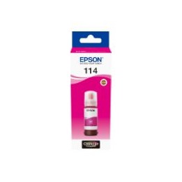 Botella de Tinta Epson 114 Magenta 70ml (C13T07B340)
