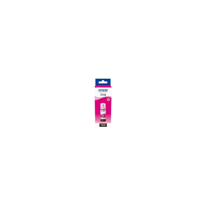 Botella de Tinta Epson 114 Magenta 70ml (C13T07B340)